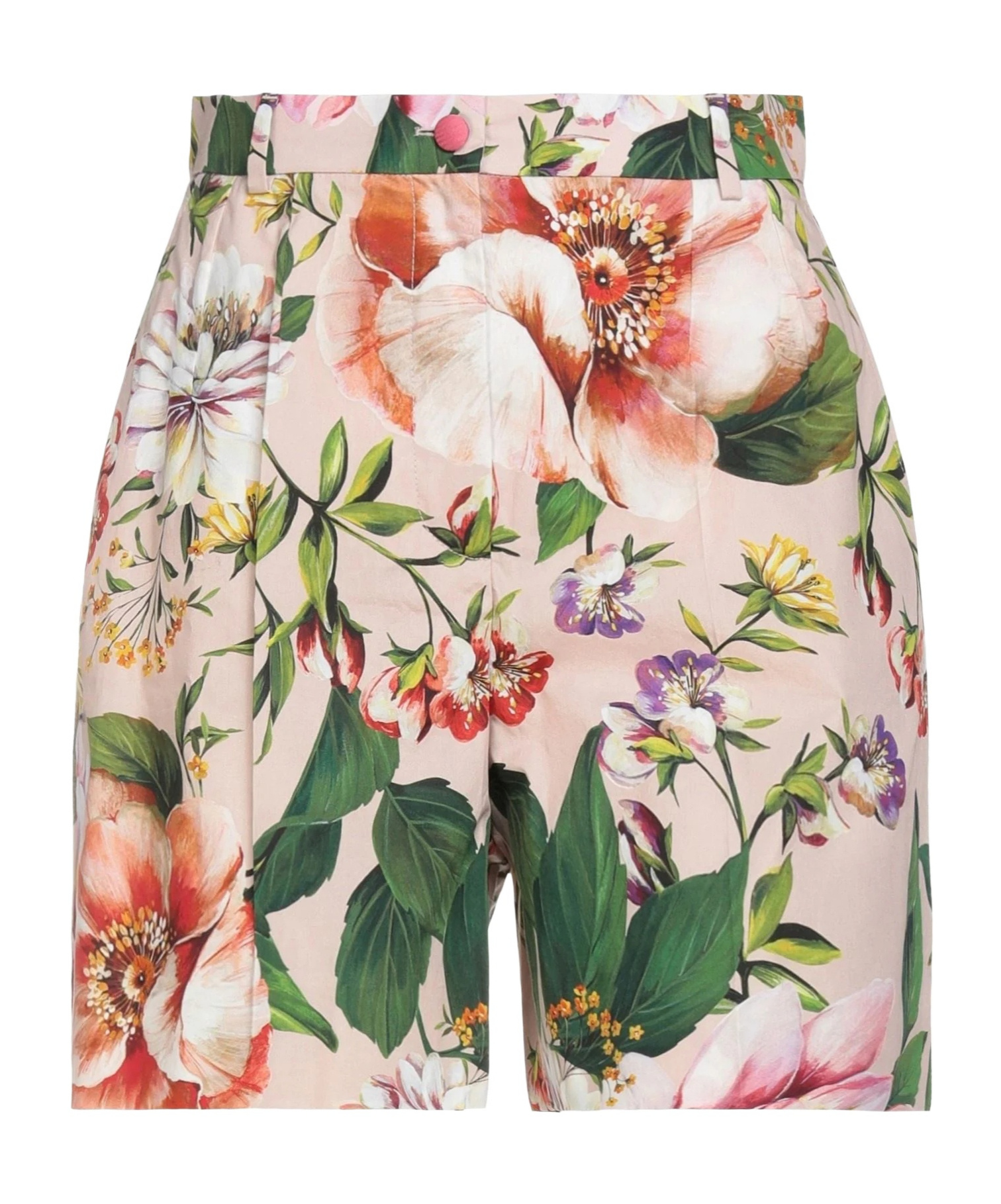 Dolce & Gabbana Printed Shorts In Pink