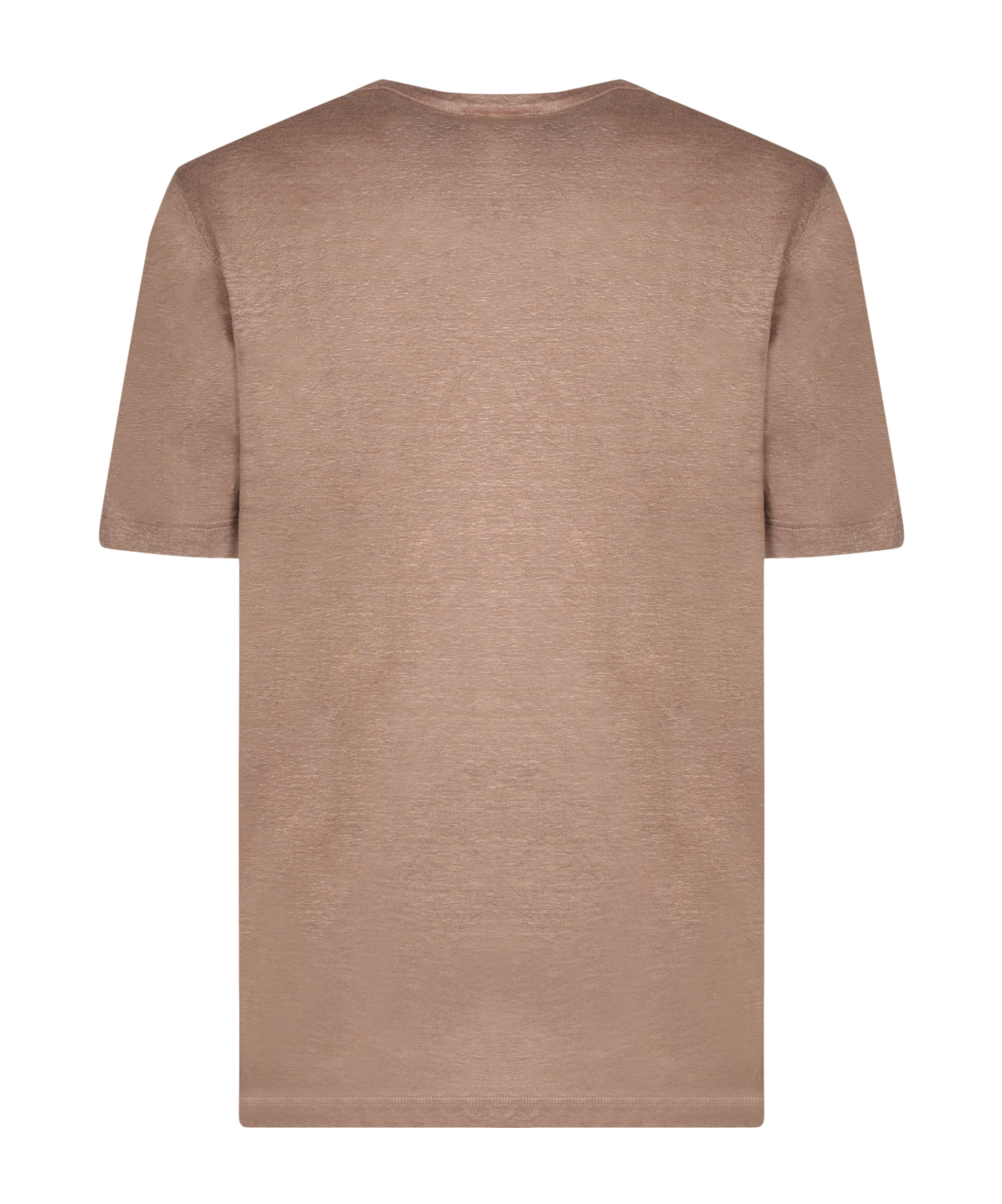 Lardini Short Sleeved Crewneck T-shirt In Nude