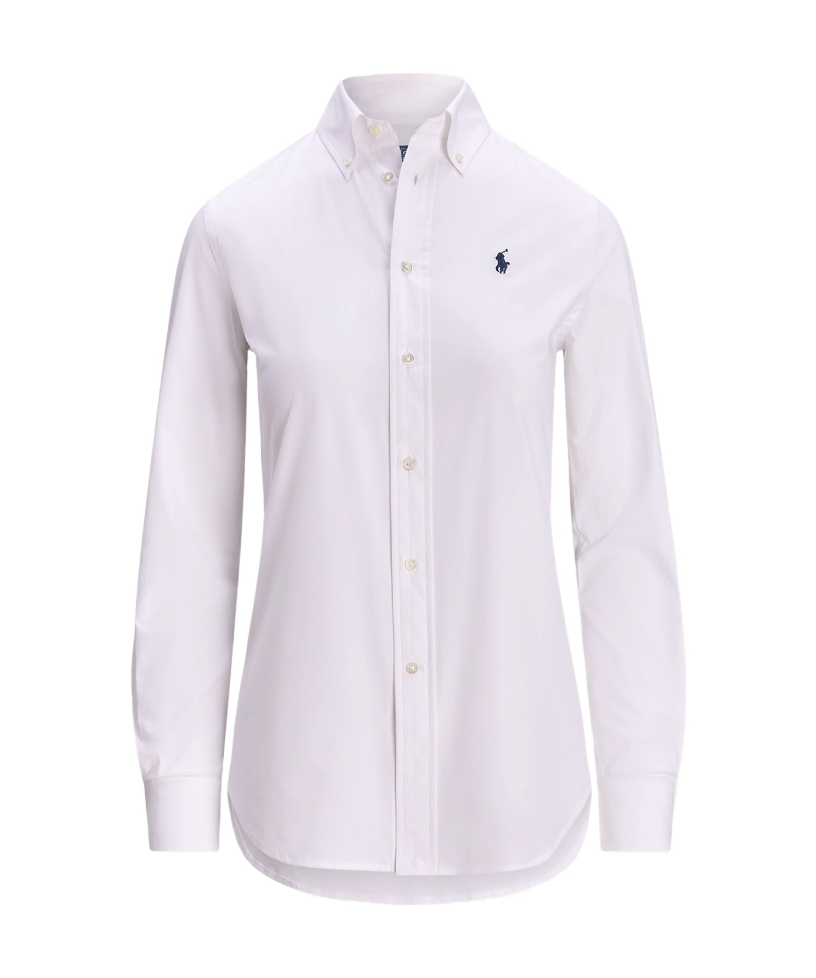 Shop Polo Ralph Lauren Polo Pony-embroidered Shirt In White