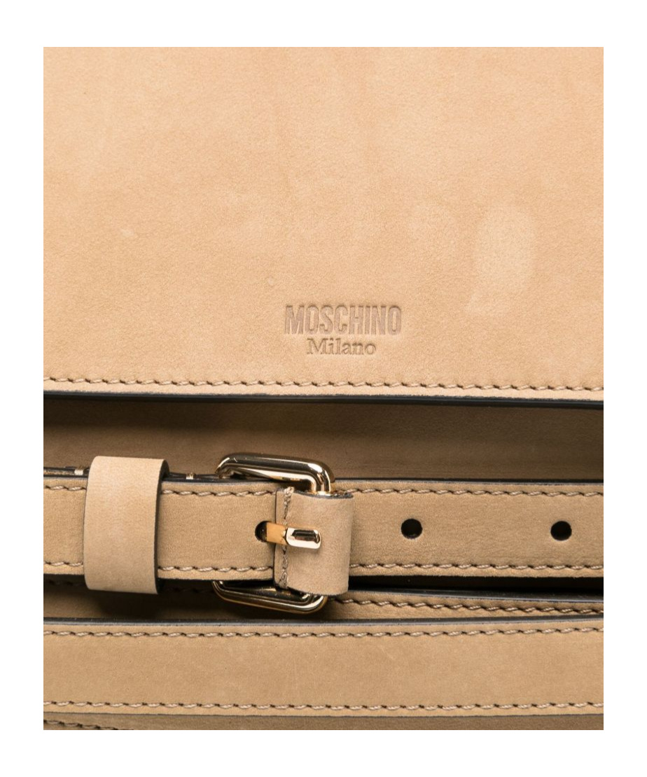 Moschino Versatile Tote Bag Adjustable Strap In Brown