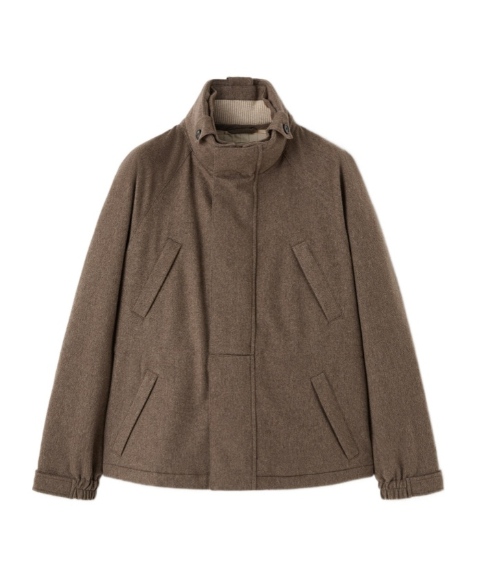 Loro Piana Icer Mini Field Jacket In Brown