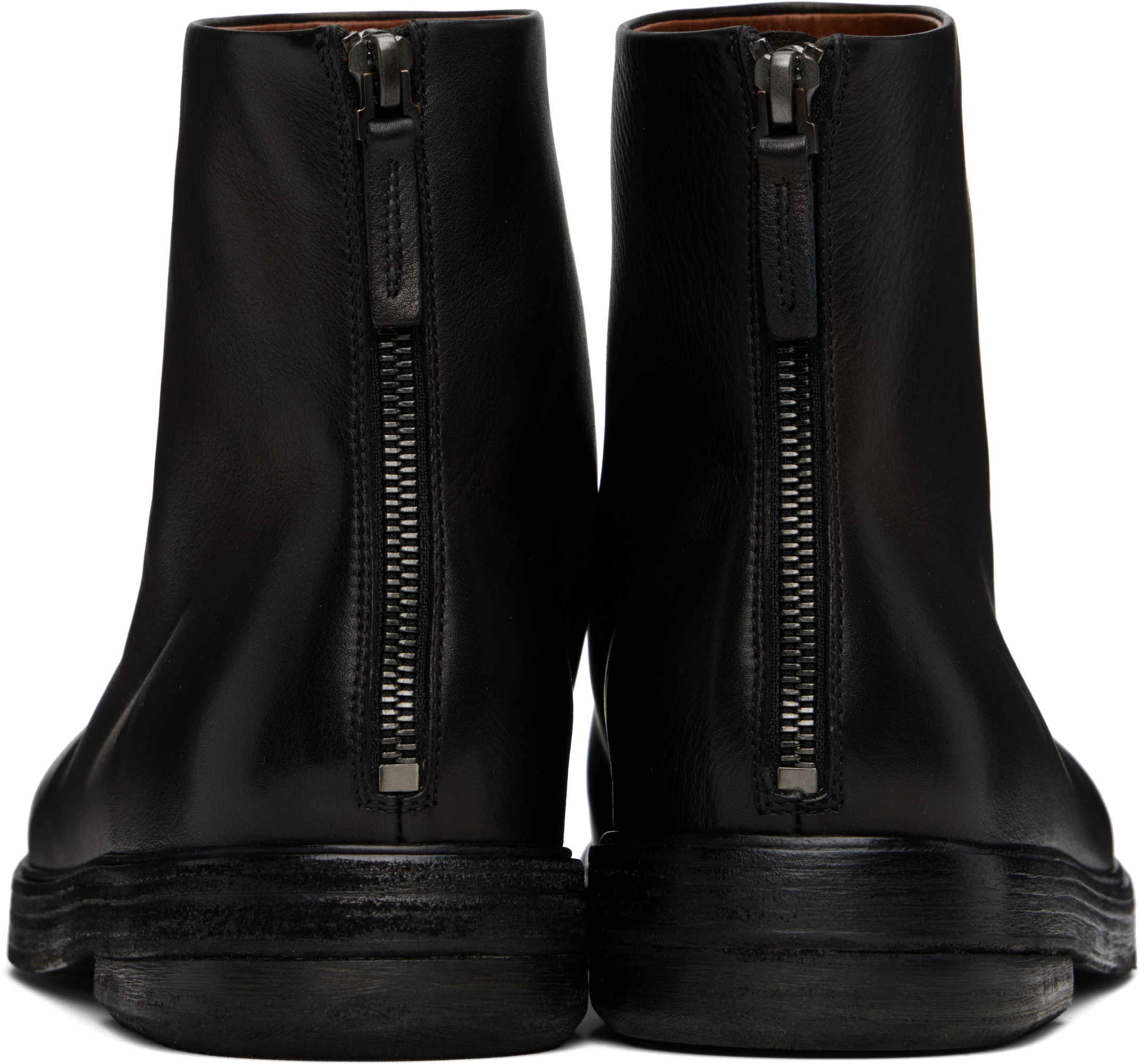 Marsèll Zucca Zeppa Ankle Boots In Black