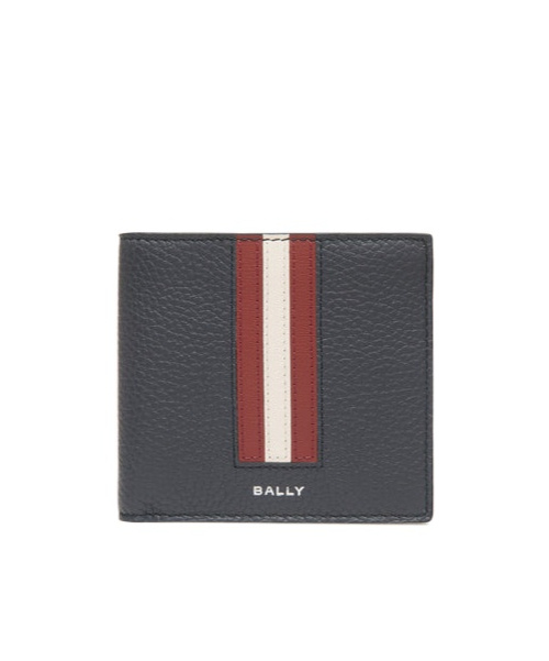 Bally Ribbon Bi-fold Wallet In Black