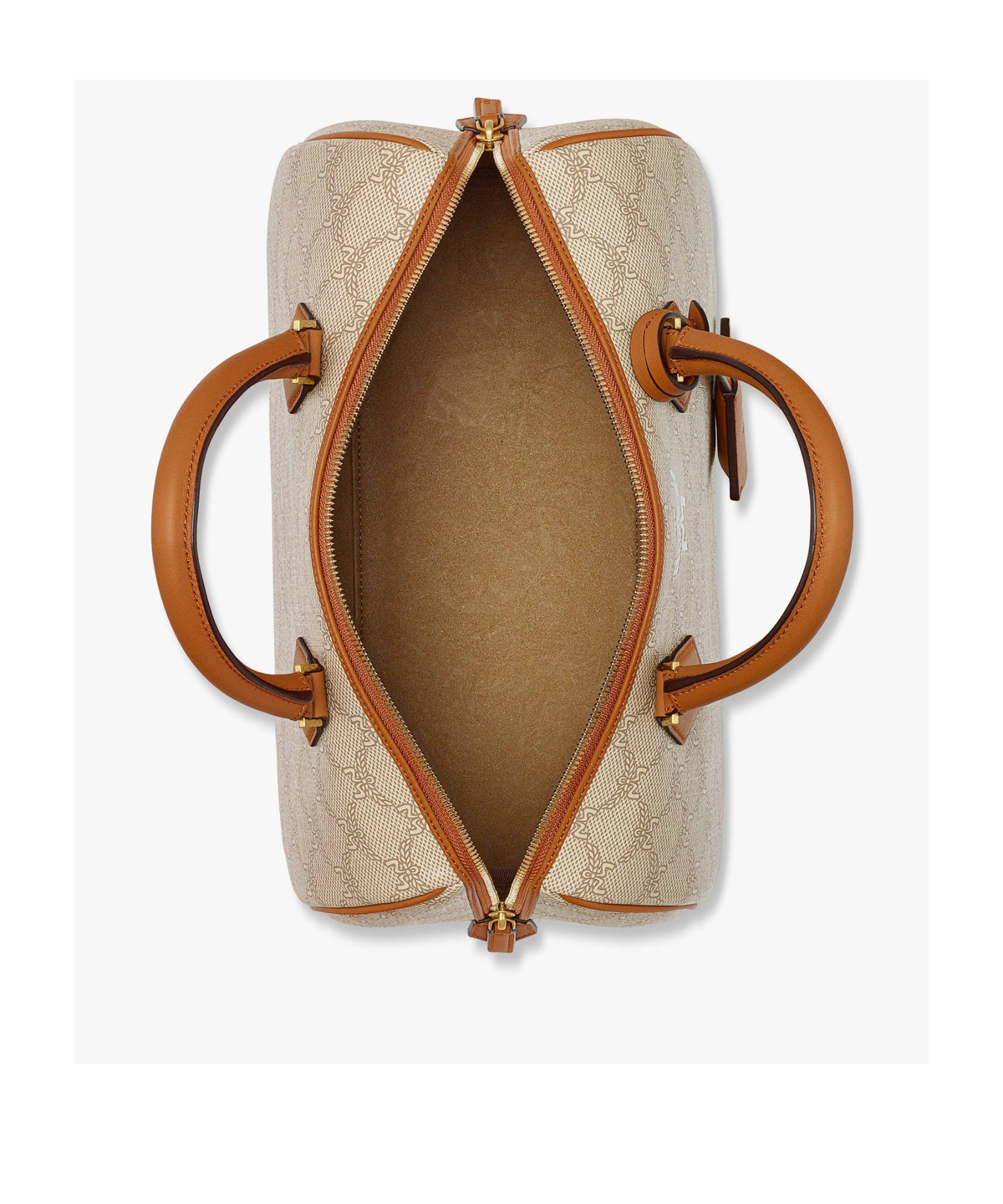 Mcm Adjustable Shoulder Strap Single Shoulder Bag In Nude