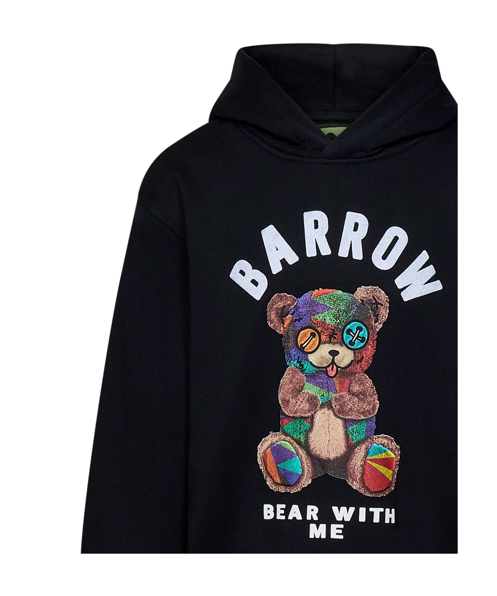 Barrow Teddy-bear Hoodie In Black