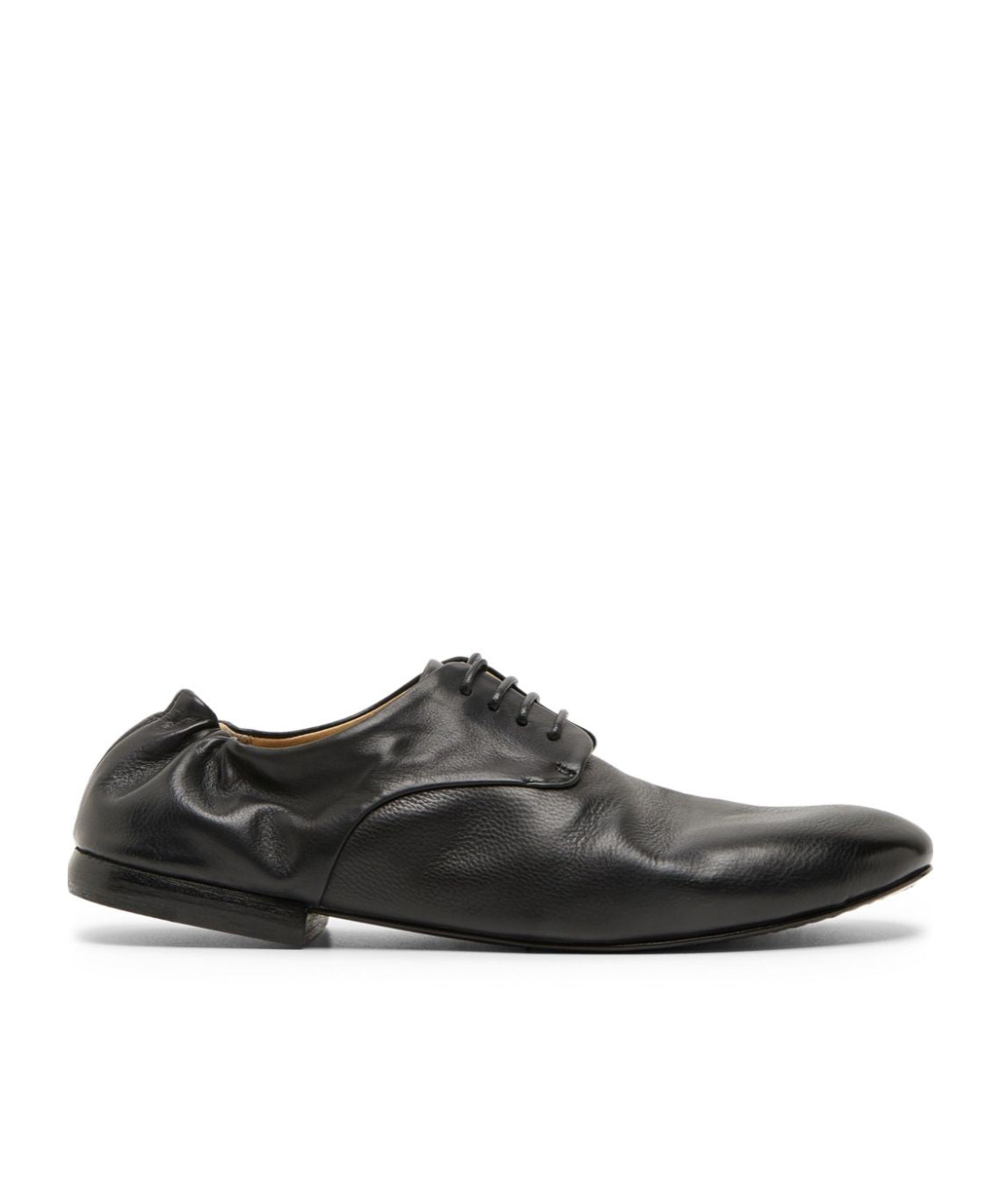 Marsèll Gathered Heel Lace-up Derby Shoes In Black