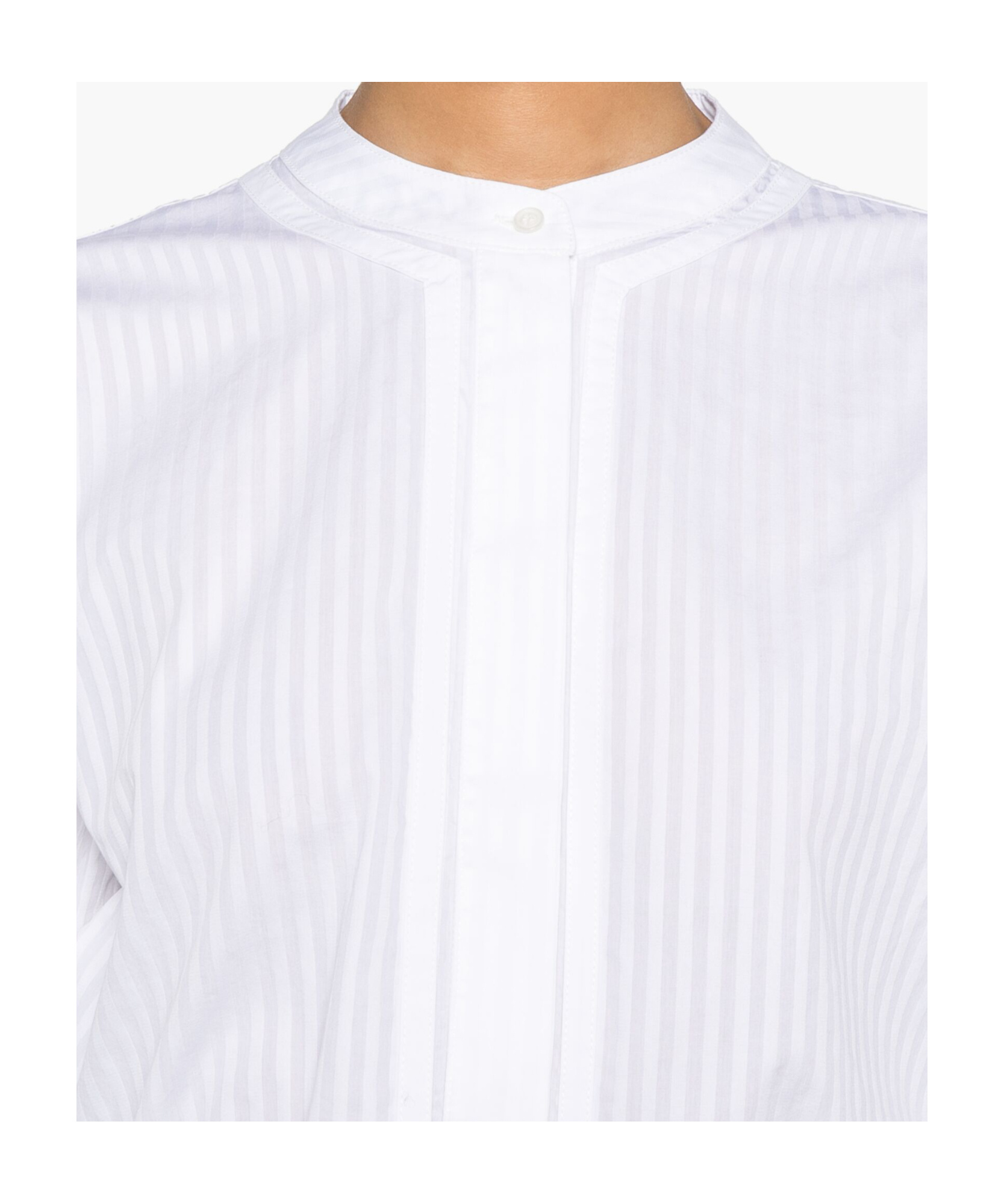 Officine Generale Officine Générale Lauranne Cotton Satin Stripe