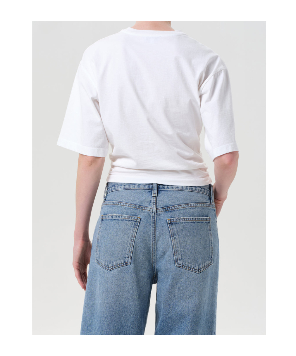 Agolde Shari Tee In White