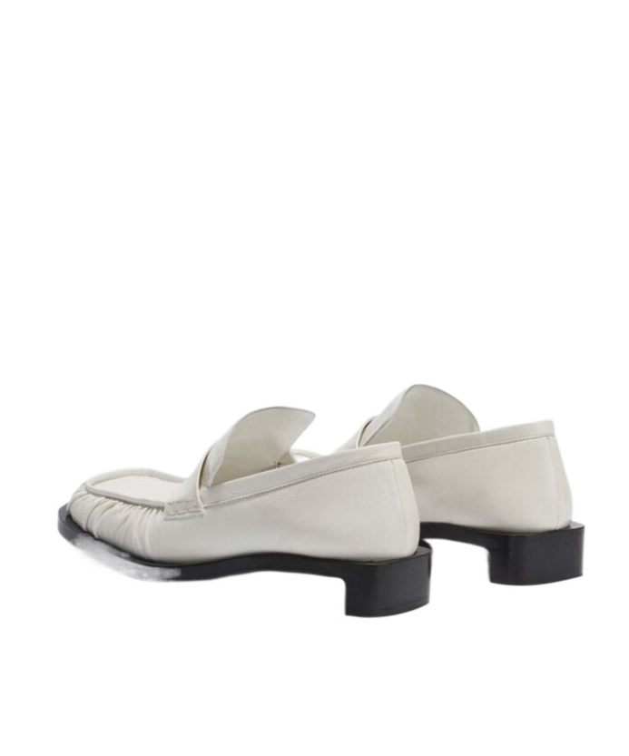 Shop Jil Sander Leather Loafers