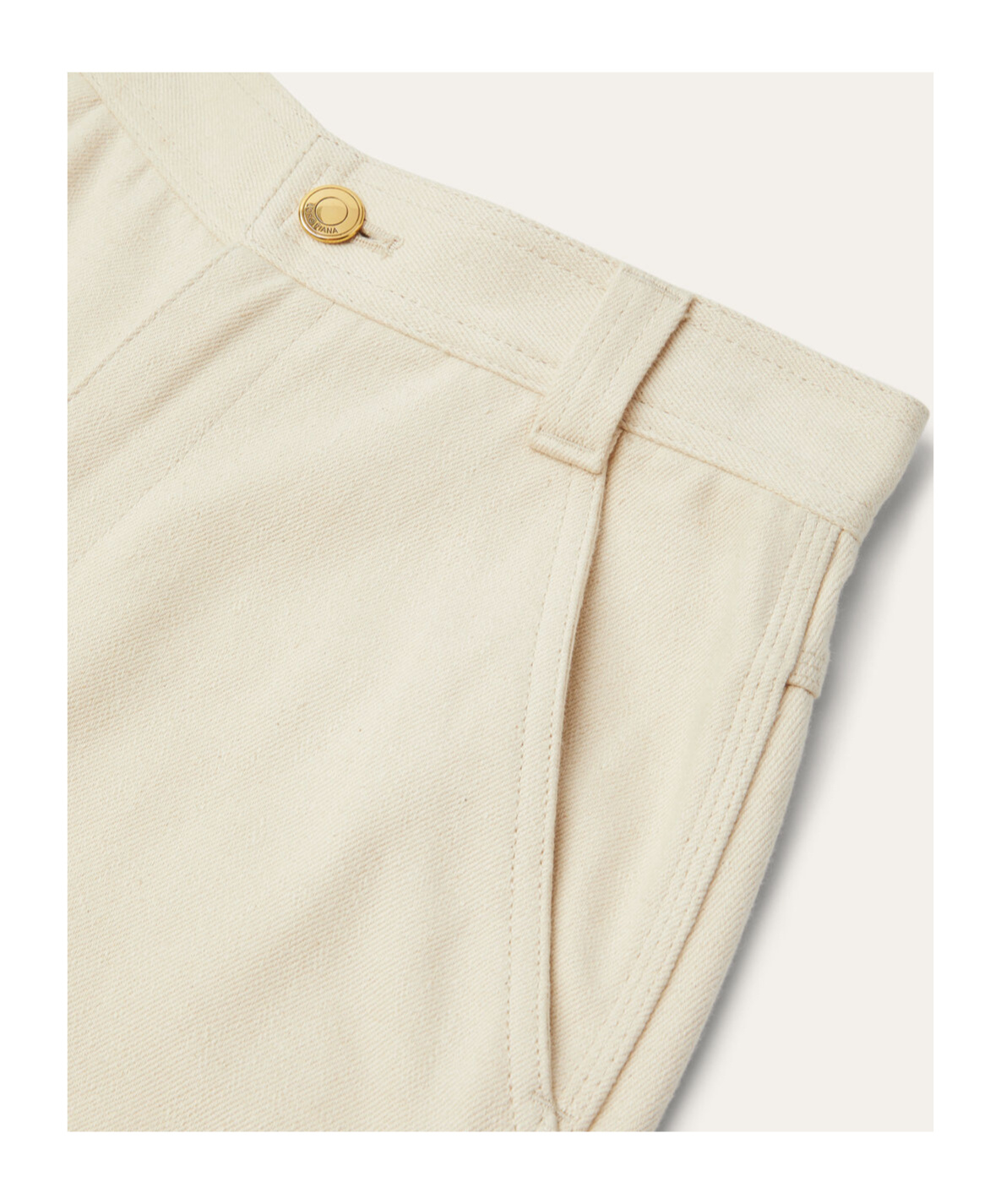 Loro Piana Jeans With Belt Loops In Soft Sand