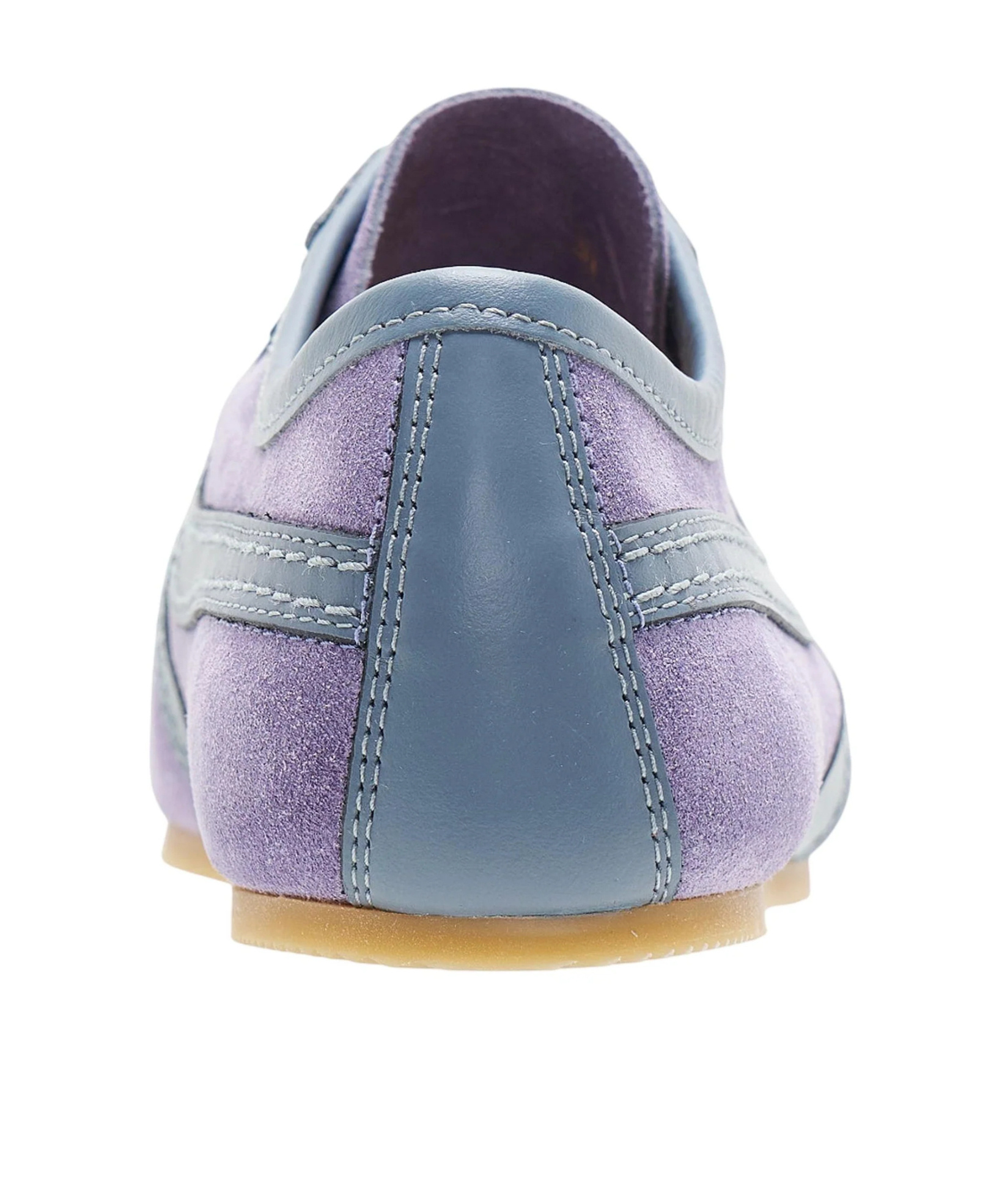 Dries Van Noten Mixed Leather Retro Runner Sneakers In Purple