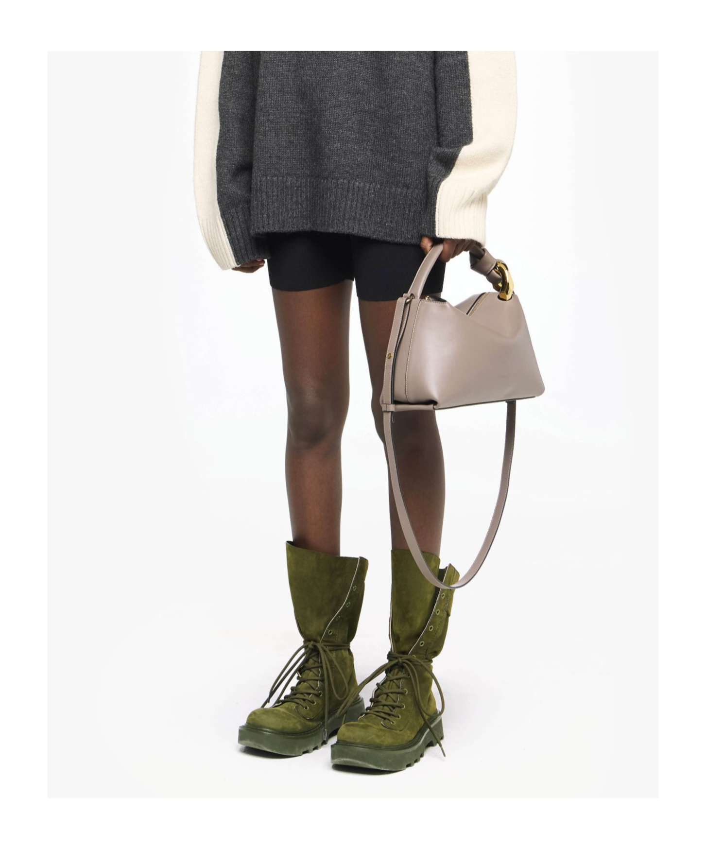 Jw Anderson Corner Tote Bag In Gray