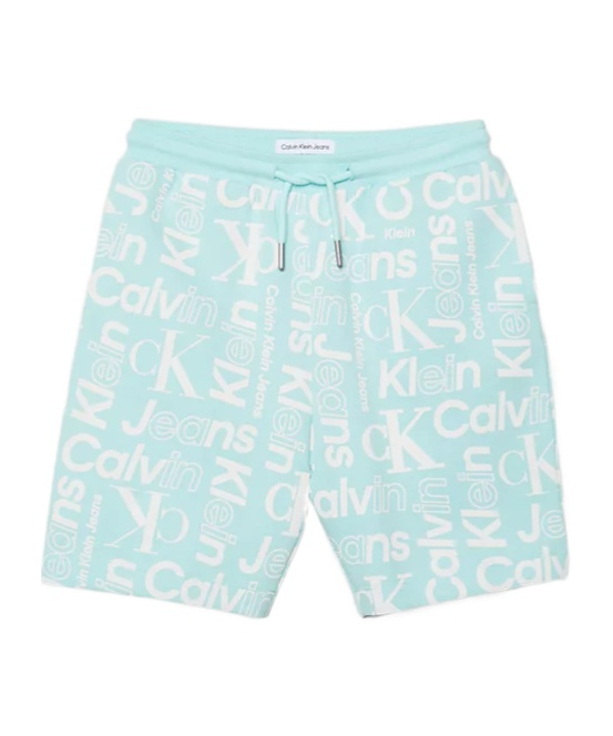 Calvin Klein Drawstring Shorts In Blue