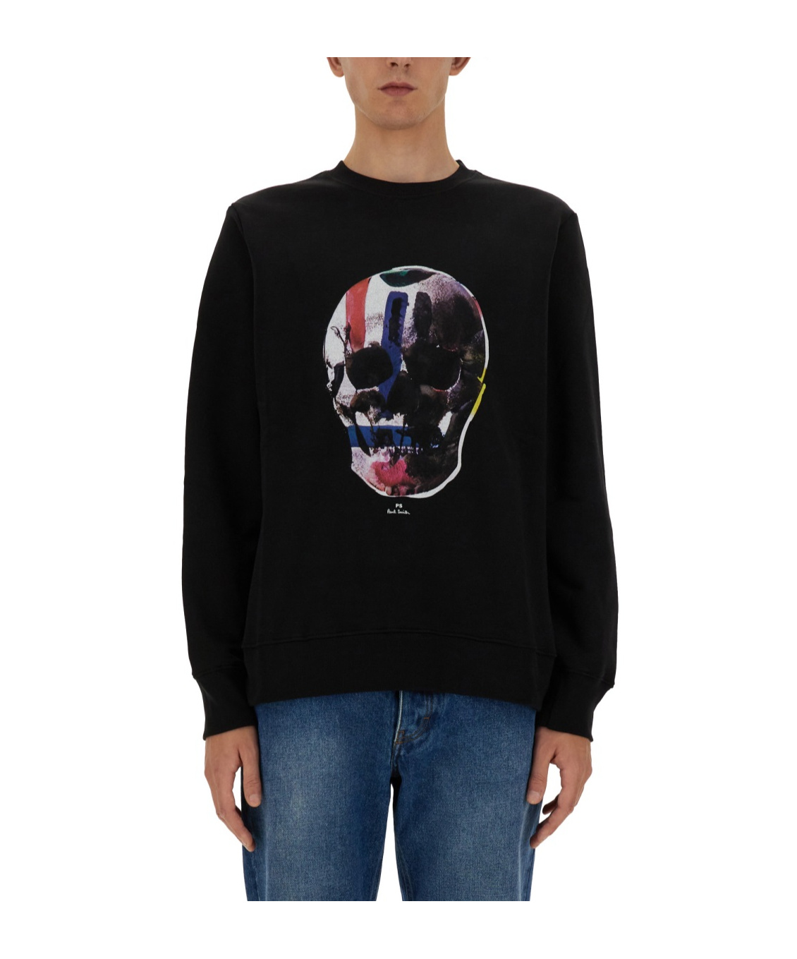 Ps By Paul Smith Long-sleeved Sweater In Black