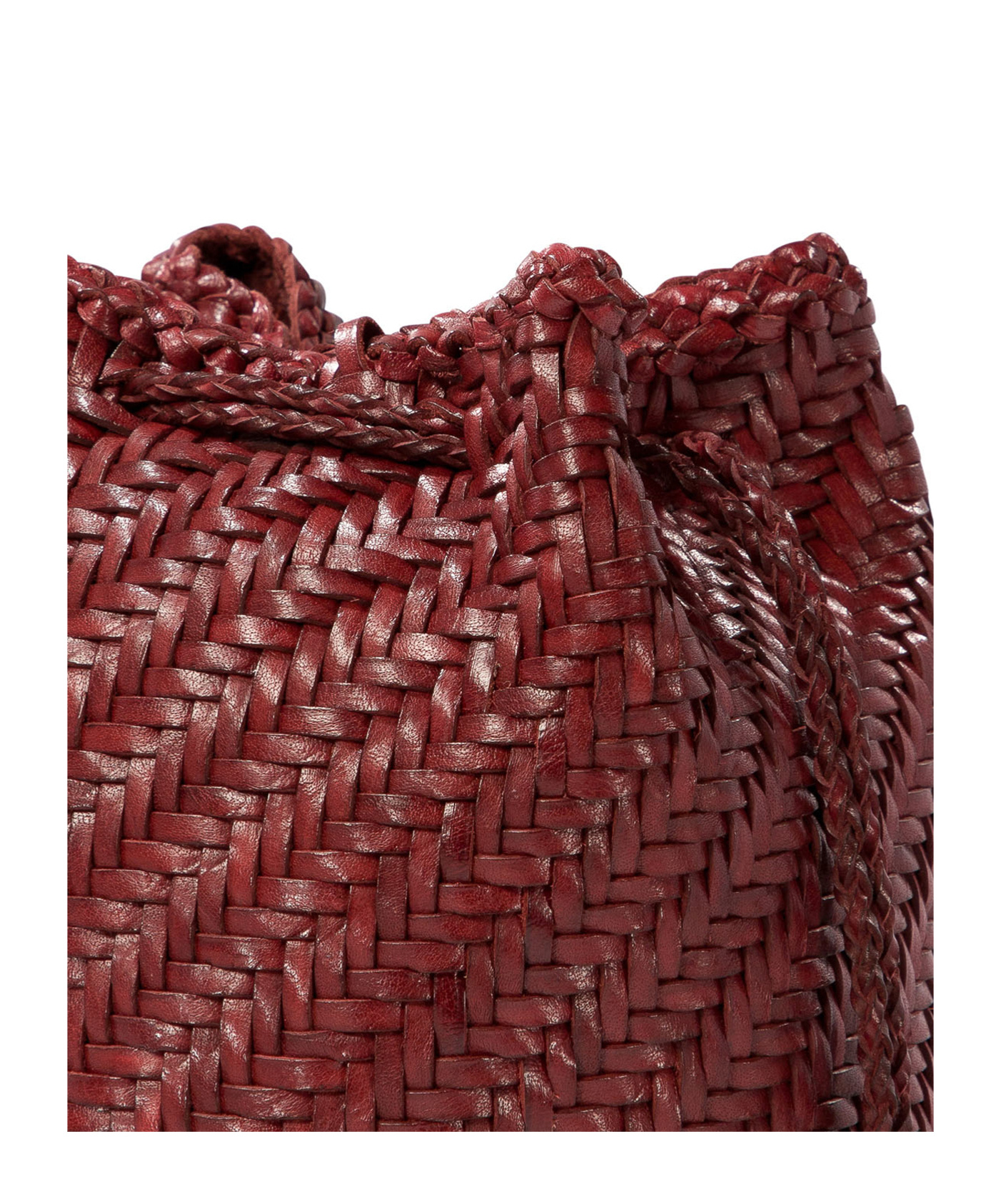Shop Dragon Diffusion Draw-rope Bucket Bag In Red