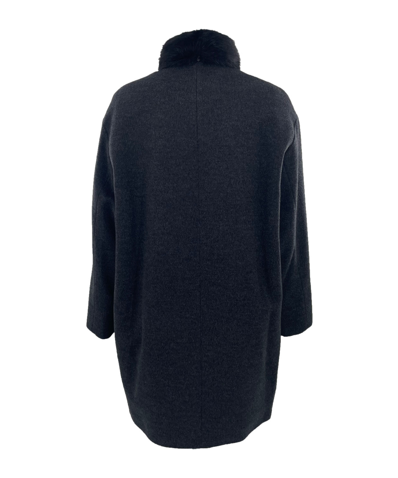 Max Mara Long-sleeved Coat In Black