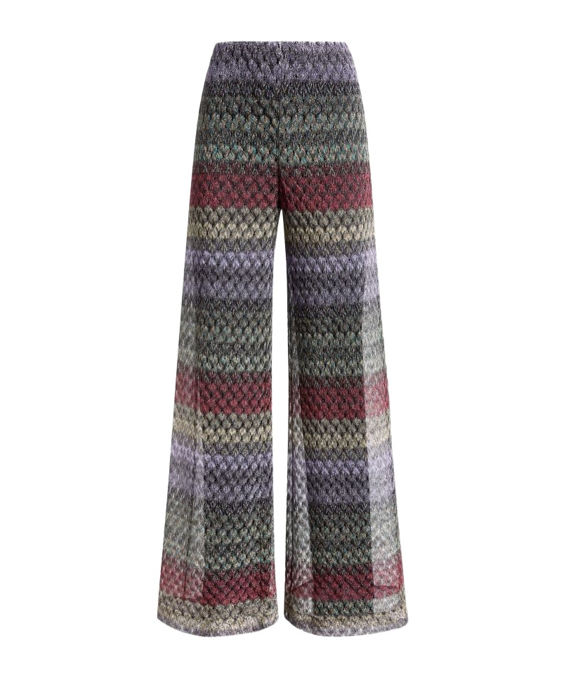 Missoni Wide Leg Casual Pants In Multi-color