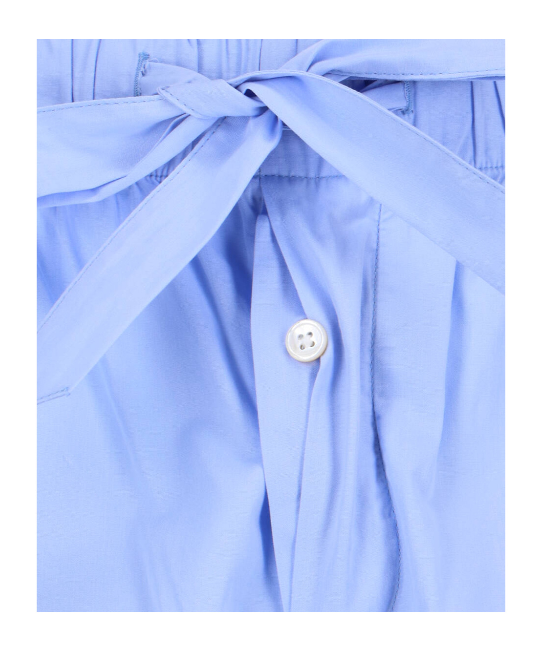 Tekla Organic Cotton Poplin Pajama Pants In Blue