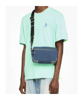 Jw Anderson Men T-shirt With Embroidery In Green