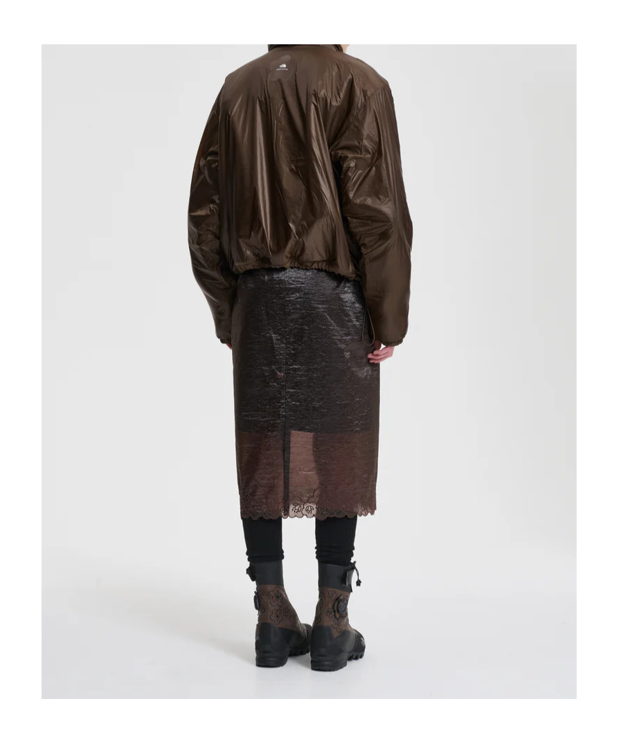 Cecilie Bahnsen The North Face X Lea 1995 Denali Fleece Jacket Jacket In Brown