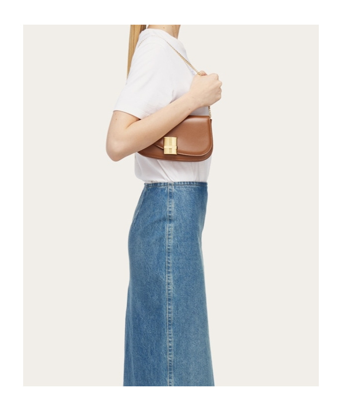 FERRAGAMO XS FIAMMA SHOULDER BAG