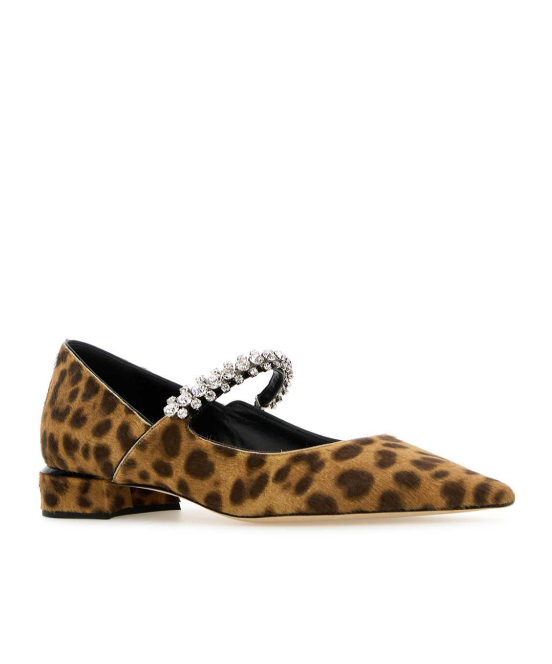 Jimmy Choo Ballerine Bing In Cavallino Stampato Donna In Brown