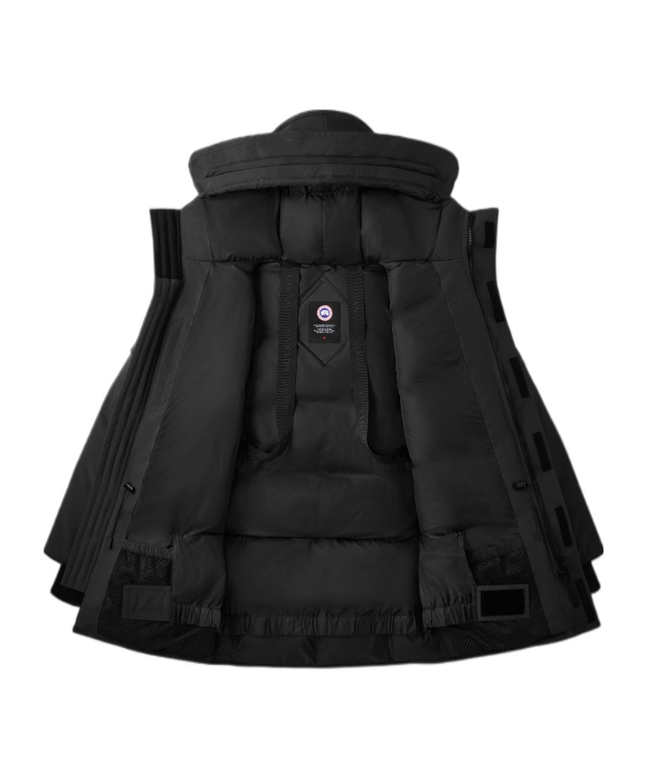 Canada Goose Mens Black Expedition High-neck Shell-down Parka Jacket Xl In Black