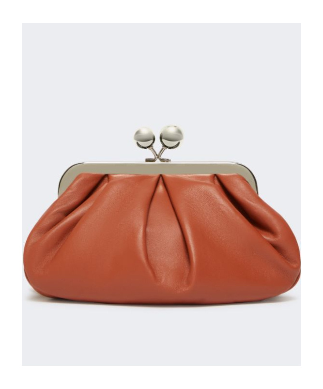 Weekend Max Mara Small Sheepskin Pasticcino Bag In Brown