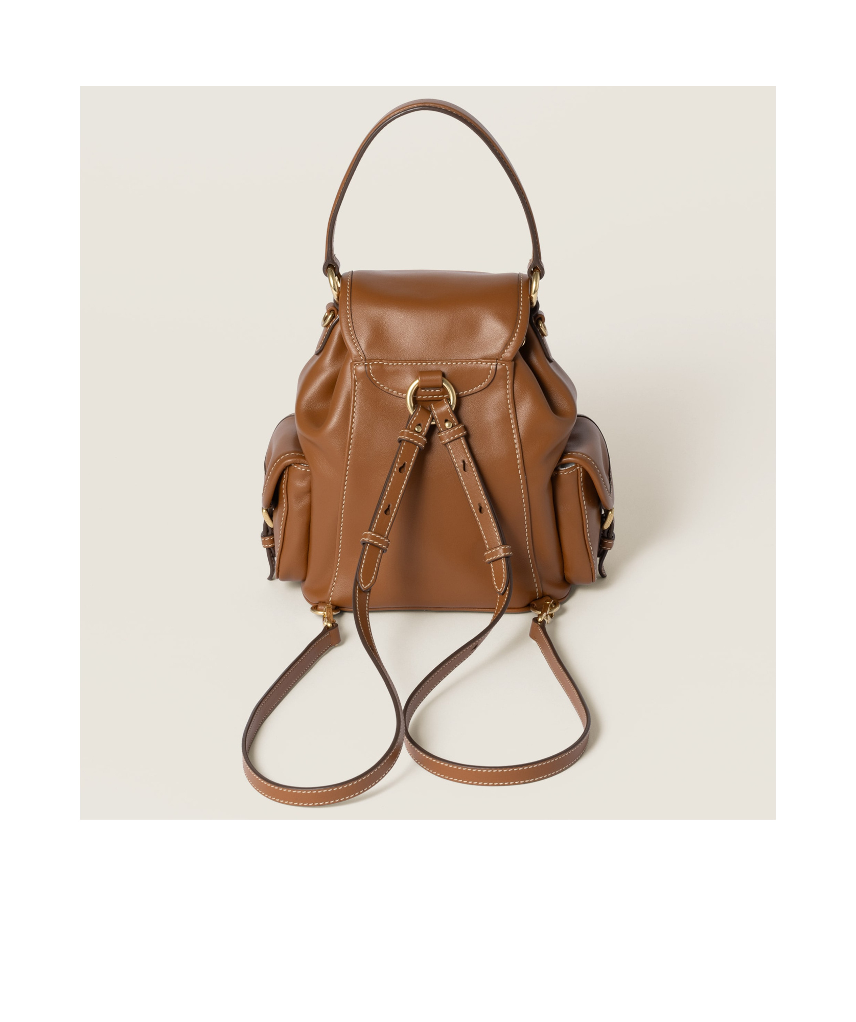 Miu Miu Leather Backpack