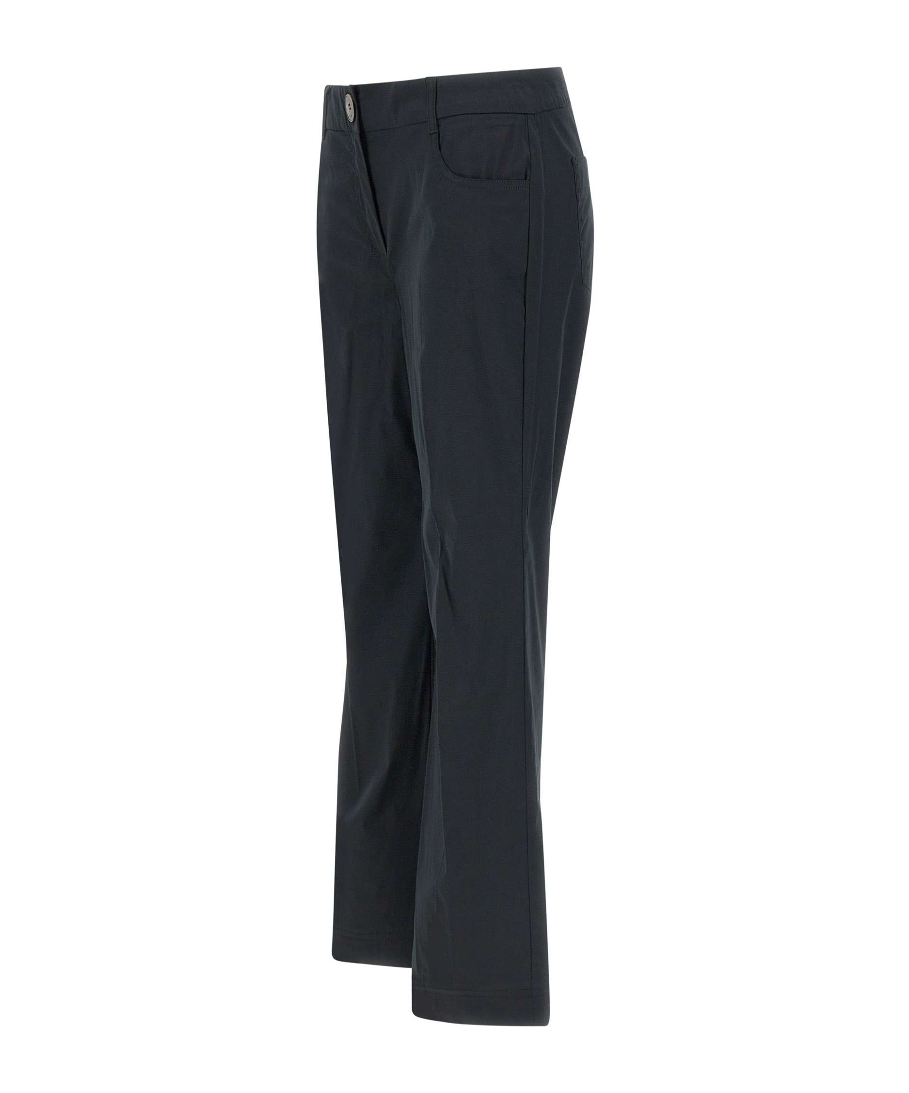 Marella Belt Loops Slacks In Black
