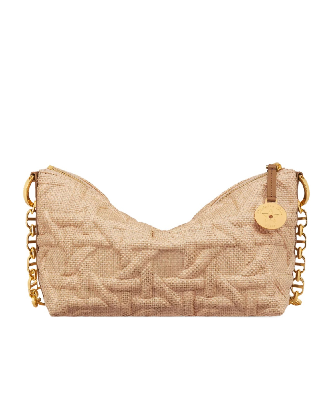 Dior Logo Shoulder Bag In Nude