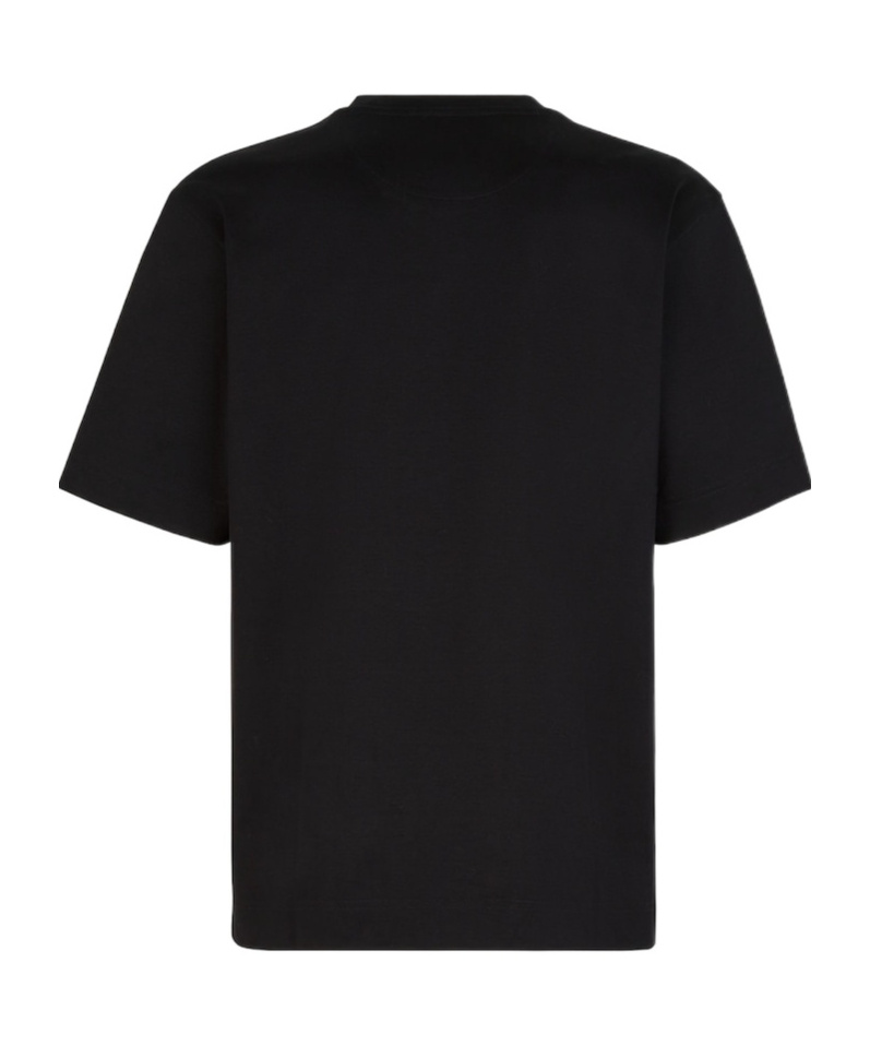 Fendi M.j. Ff Metal T-shirt In Black