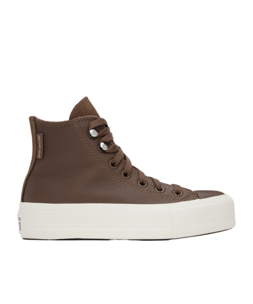Converse Chuck Taylor All Star Lift High-top Casual Trainers In Brown