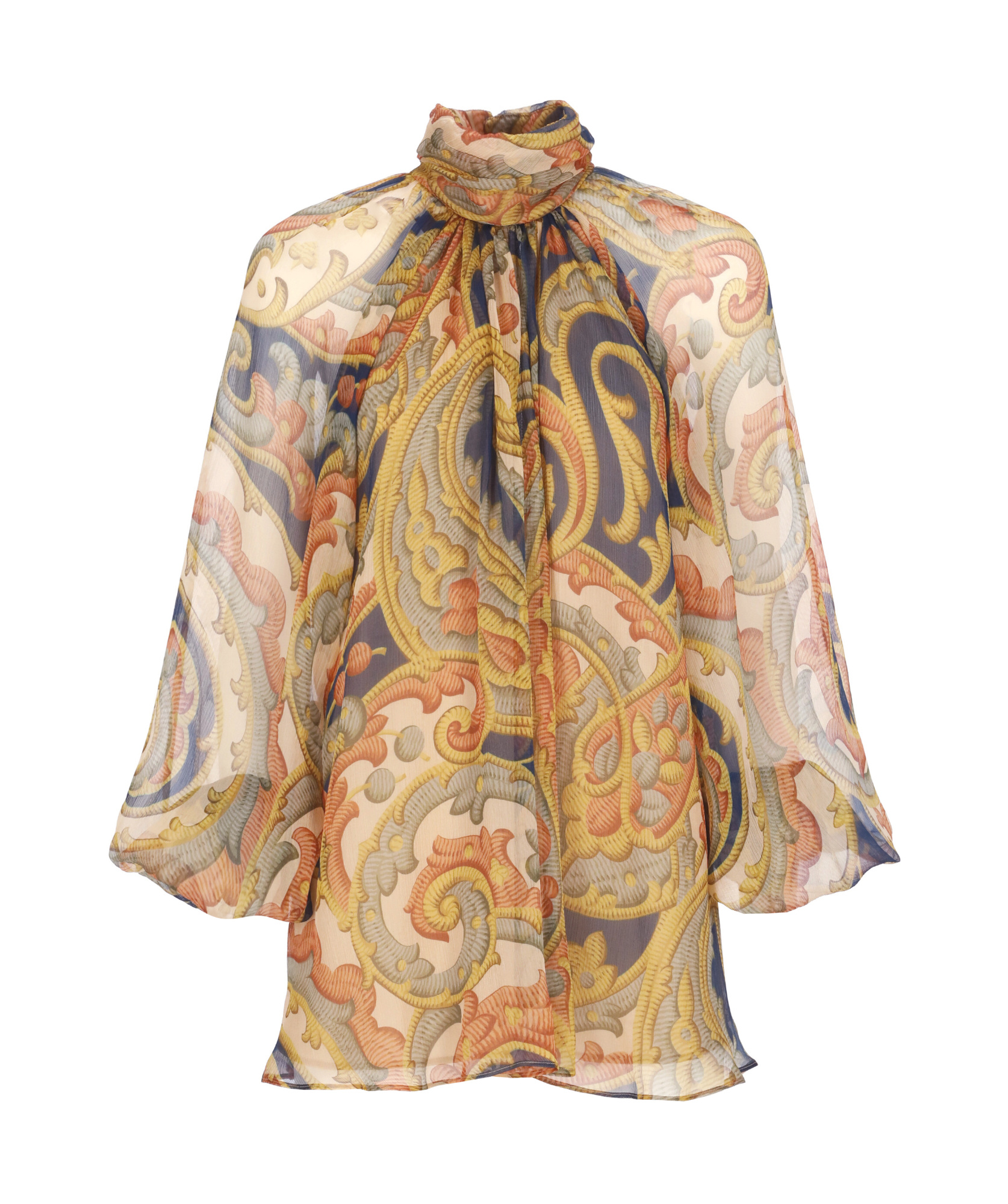 Shop Etro Long-sleeved Shirt In Nude