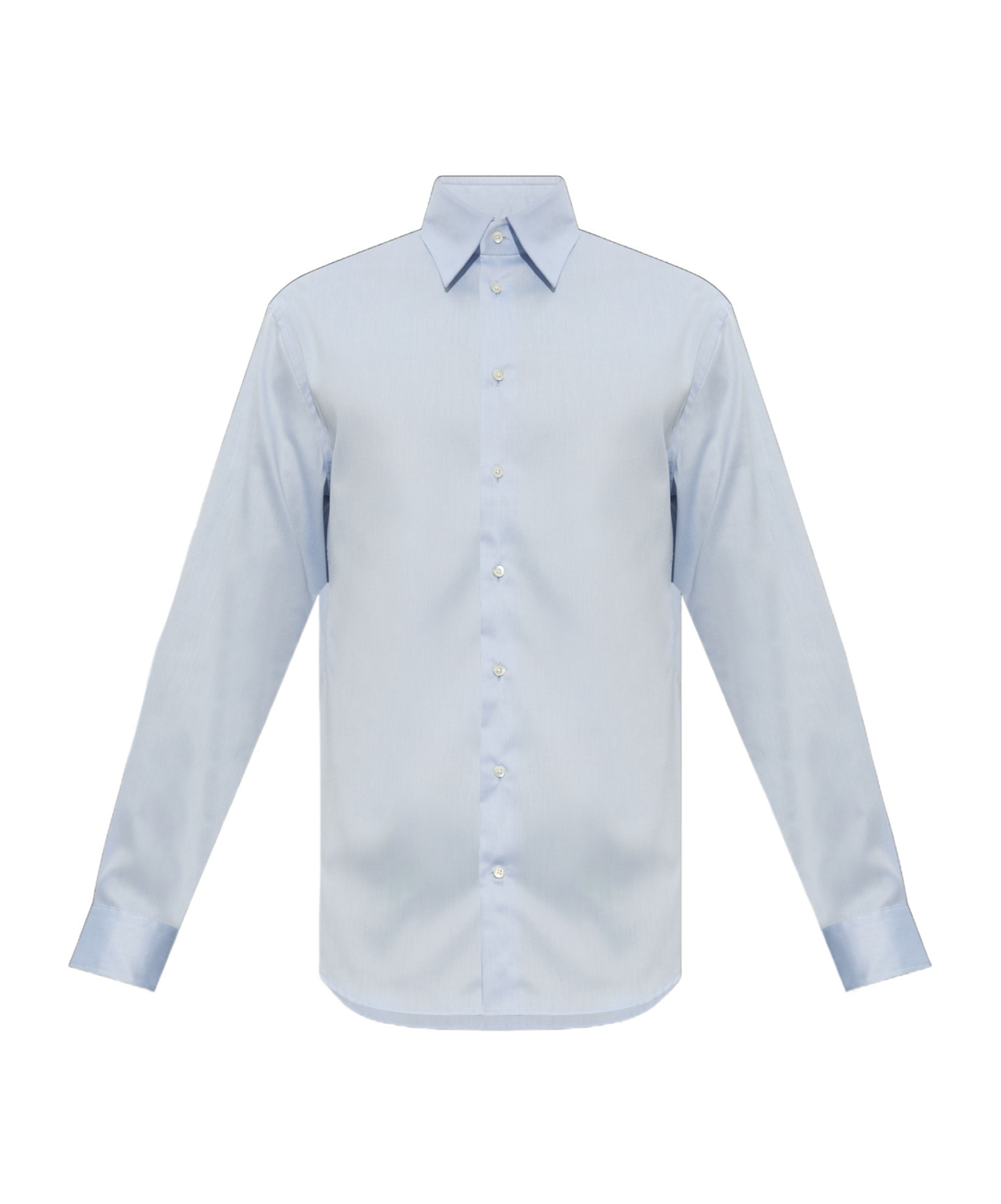 Emporio Armani Grid-pattern Cotton Shirt In White