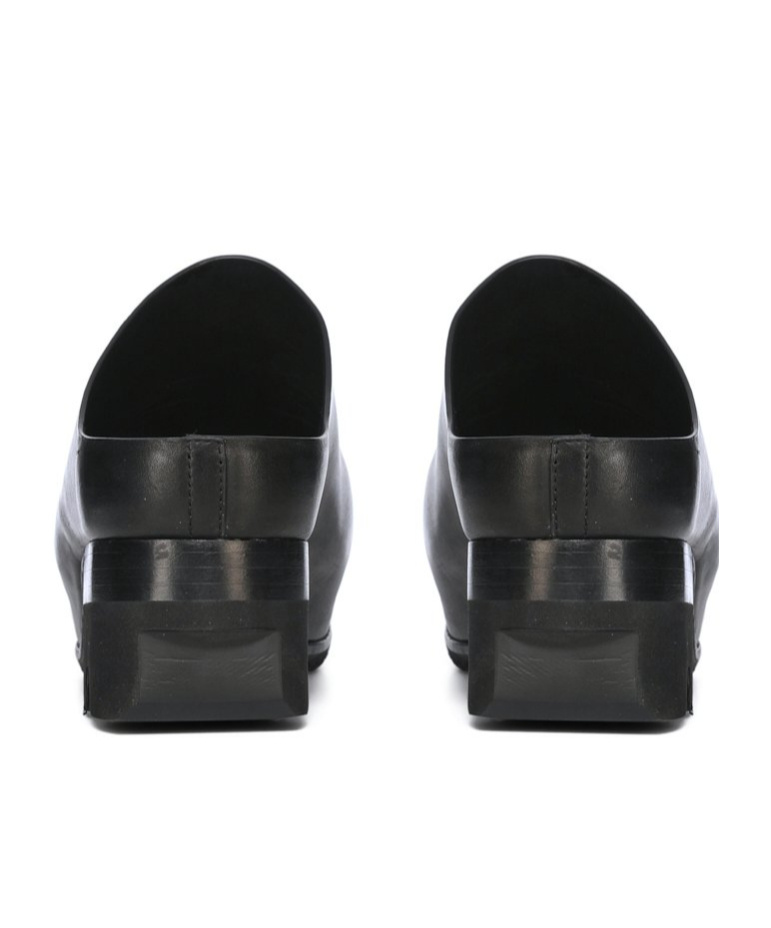 Rick Owens Black Hollywood Ballast Mules In Black