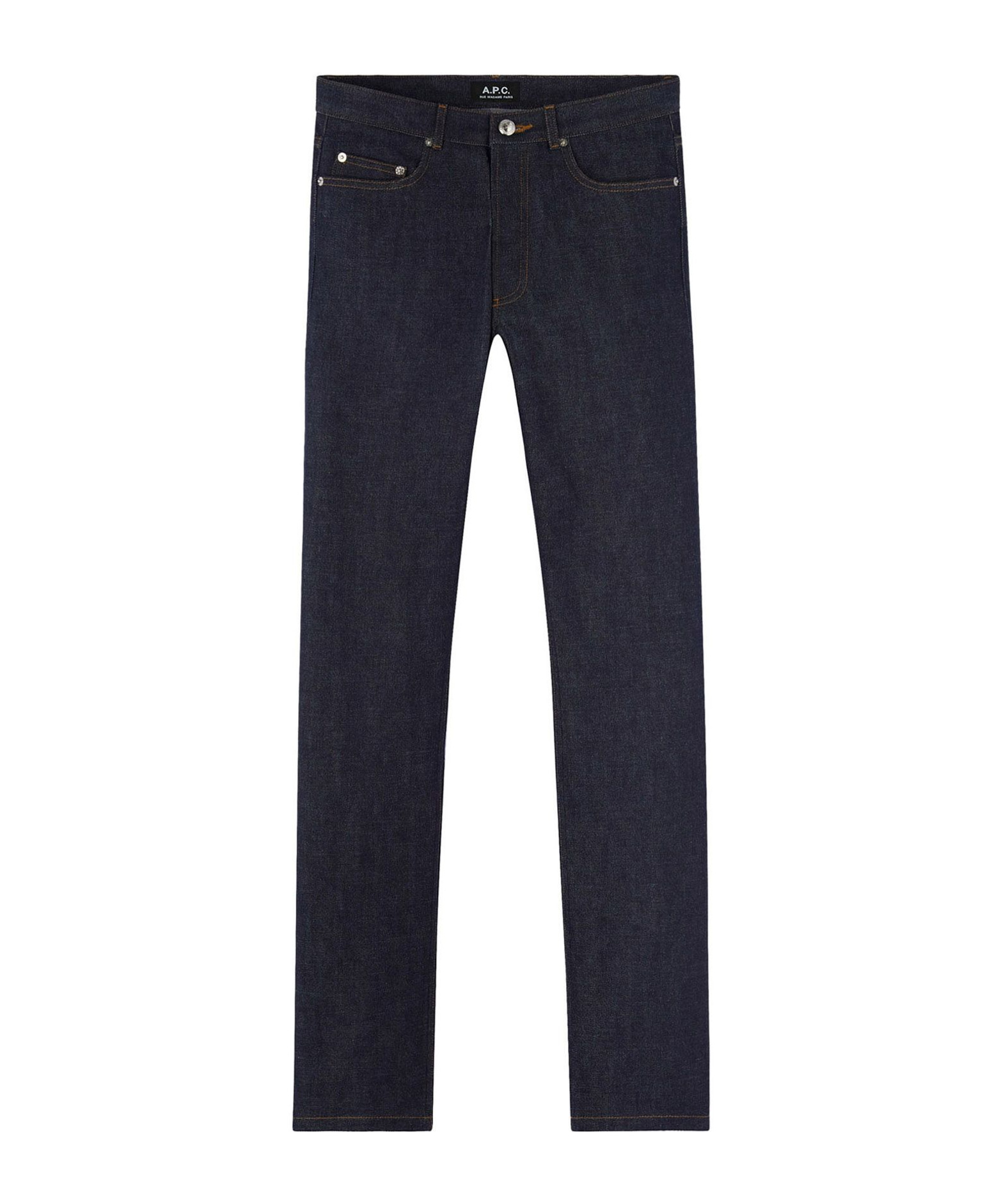 Apc High-rise Belt-loop Jeans In Black