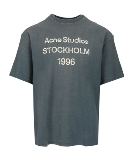 Acne Studios Short-sleeved T-shirt In Gray