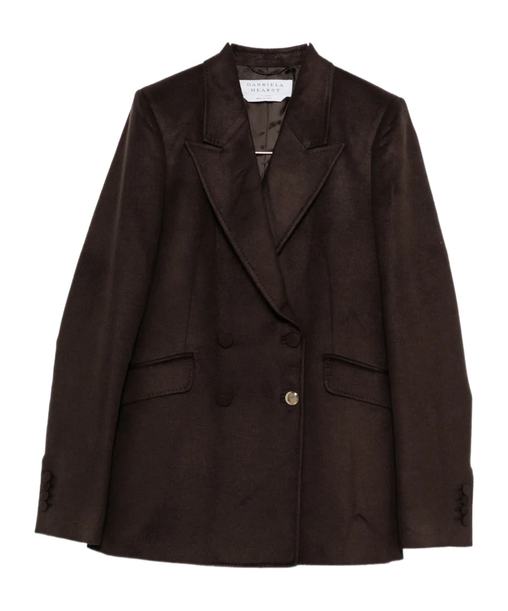 Gabriela Hearst Long-sleeved Suit Jacket In Brown