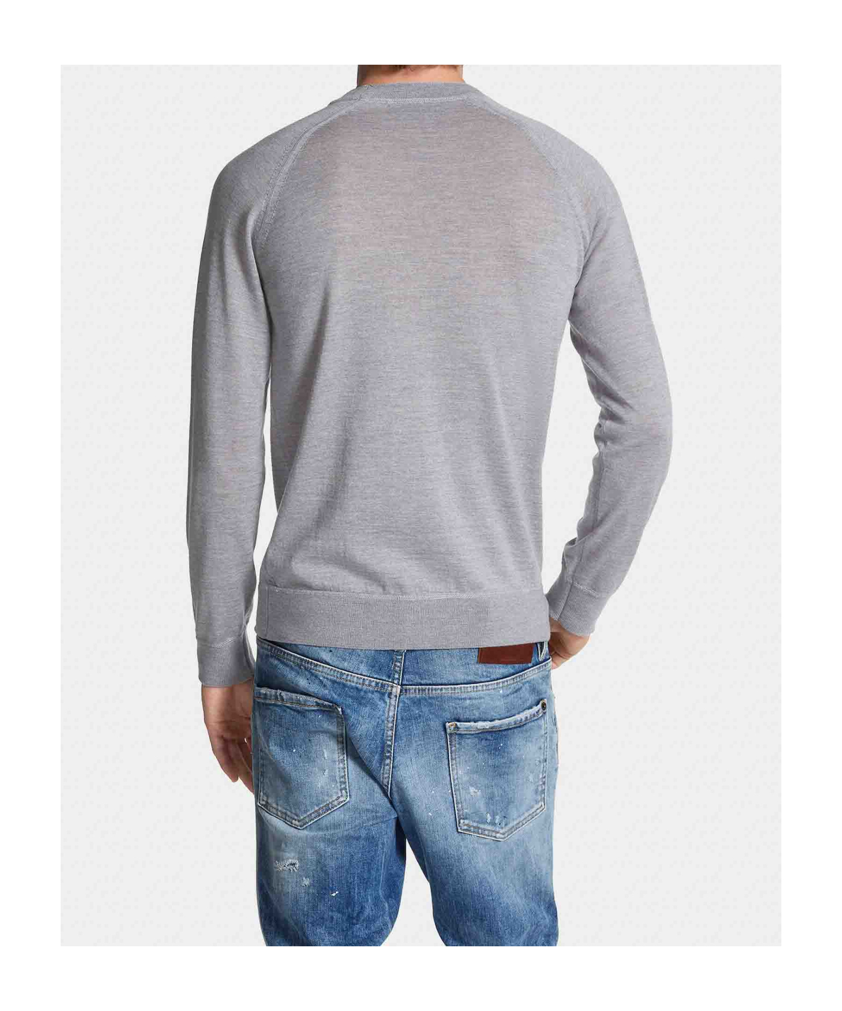 Dsquared2 Fine-knit T-shirt In Gray