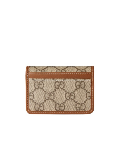 Gucci Gg Emblem Series Card Holders In Nude