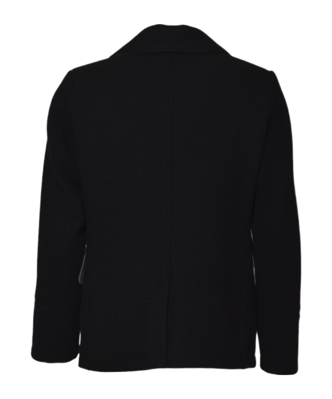 C.p. Company Double-breasted Peacoat In Black