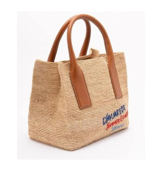 Dsquared2 Summer Lovers Tote Bag In Nude