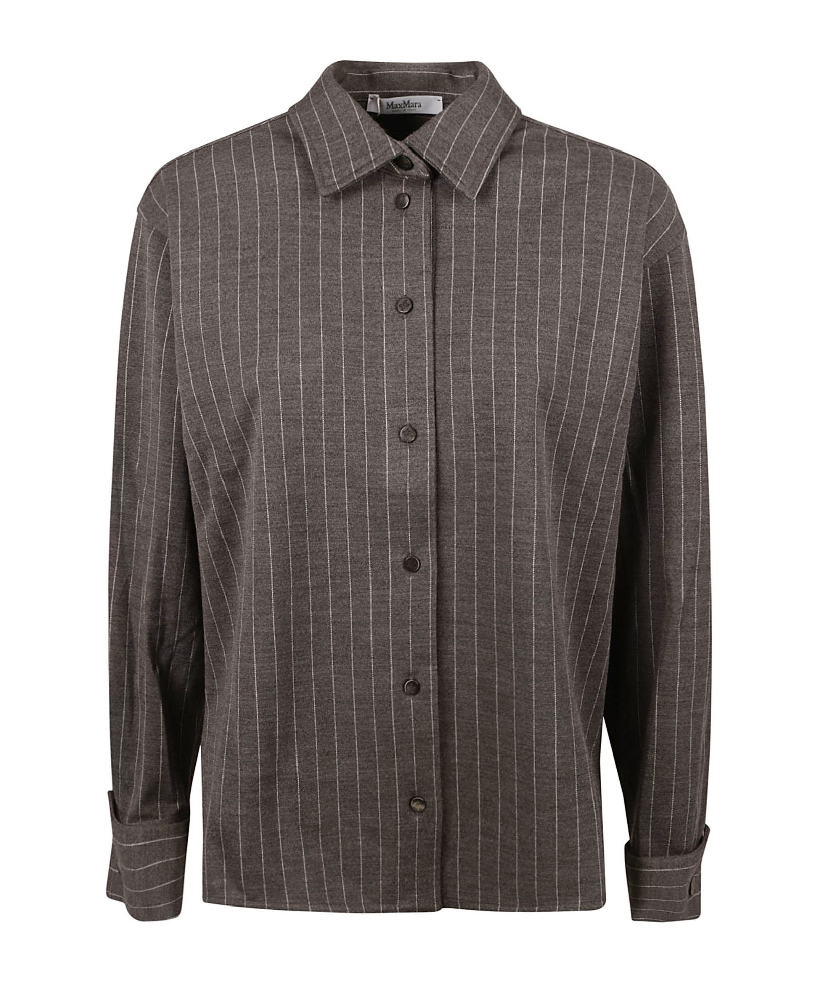 Max Mara Striped Long-sleeved Shirt