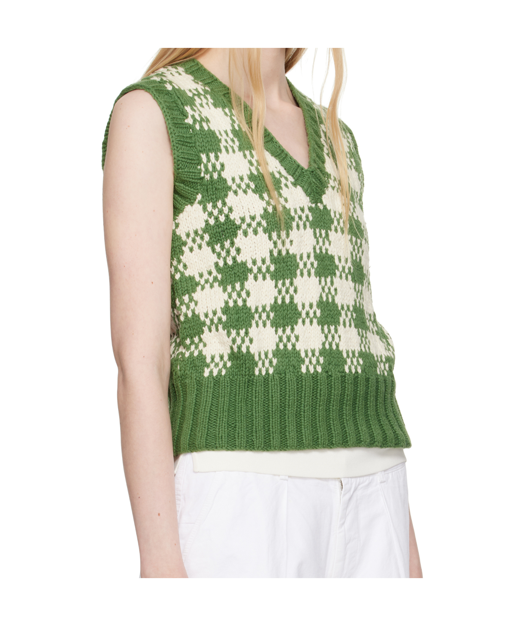 Ymc You Must Create Sleeveless Knitted Vest