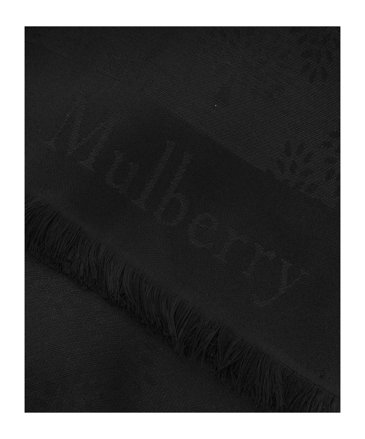 Mulberry Tree Square Square Scarf In Black