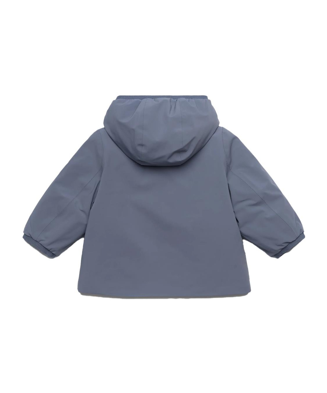 K-way Hooded Double-sided Jacket In Blue
