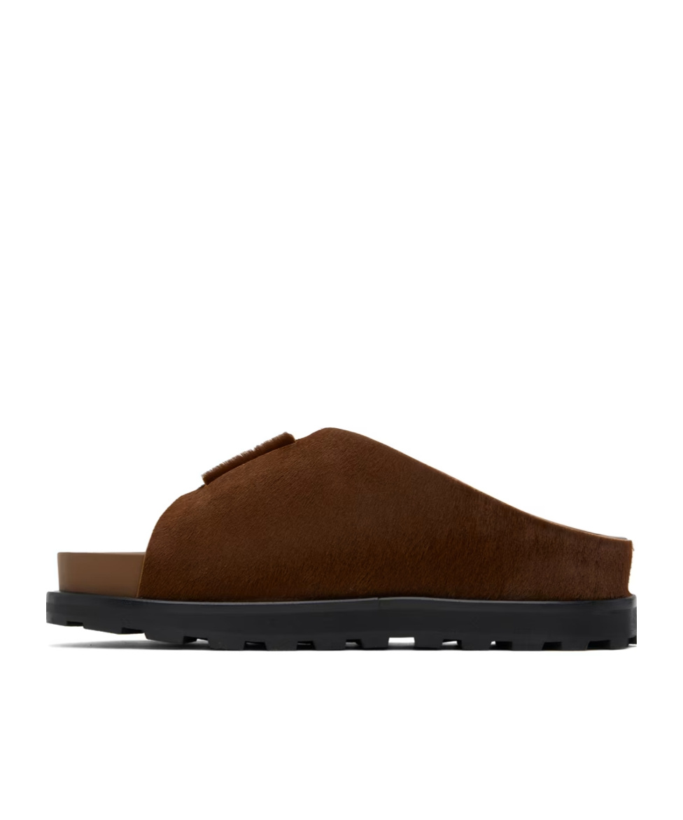 JIL SANDER LOGO SLIPPERS