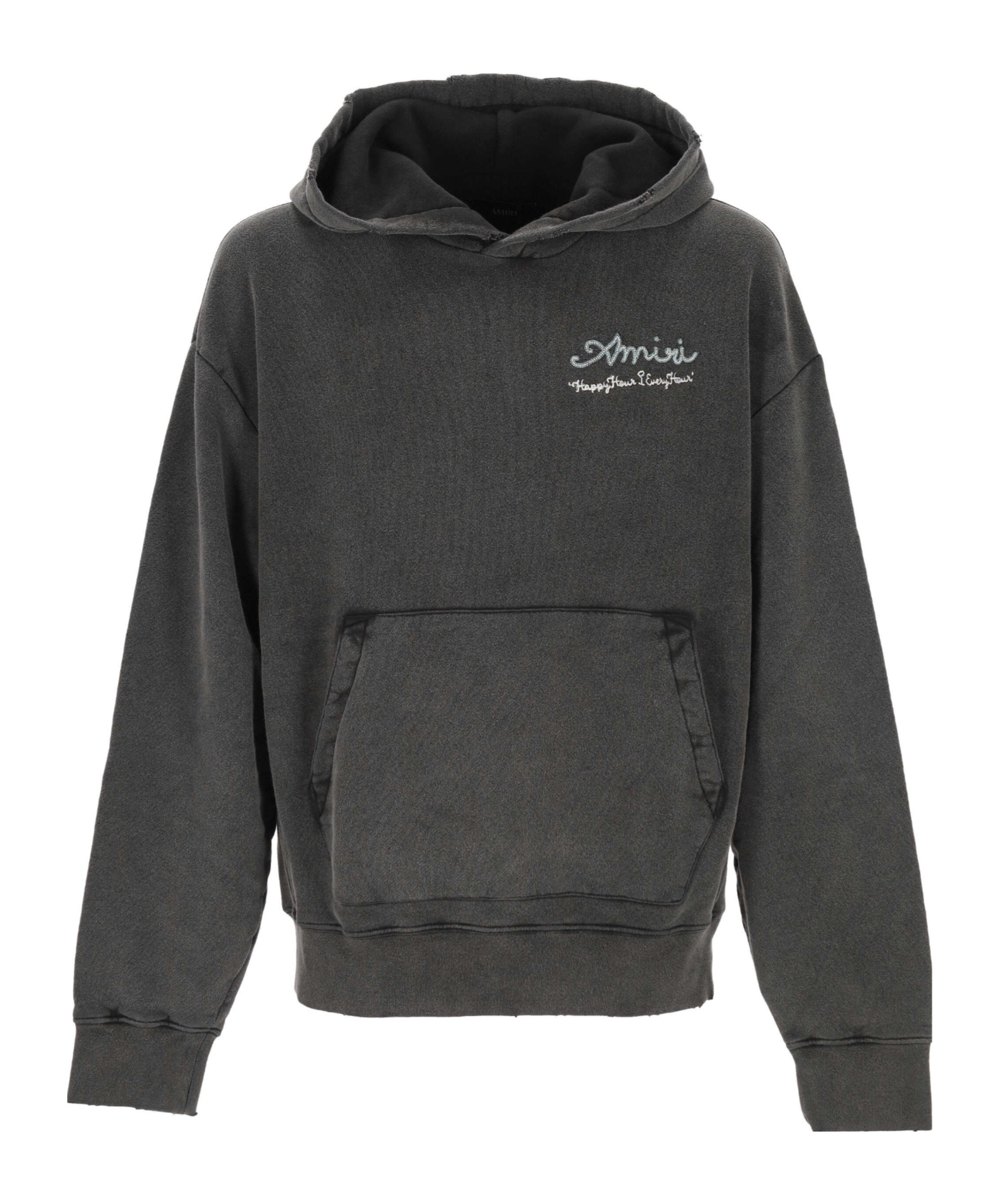 Amiri Hooded Graphic Hoodie In Black