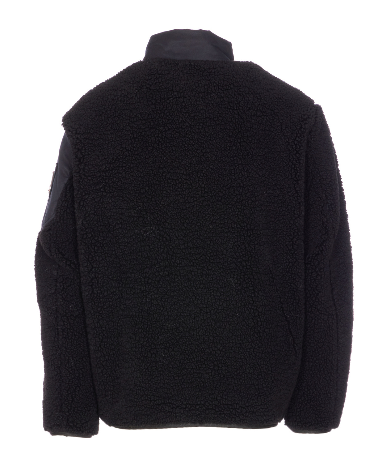 Moose Knuckles High Neck Down Jacket Pockets In Black